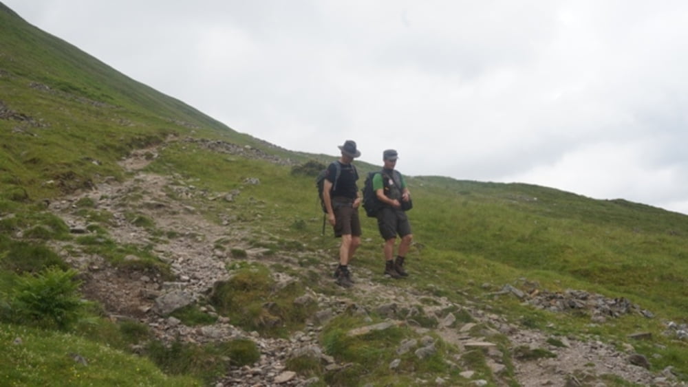 West Highland Way auf guten Wegen nach Inveroran