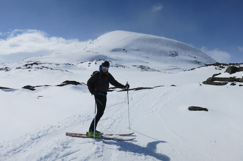 Skitour auf Vorgipfel des Rasletinden im Jotunheimengebirge