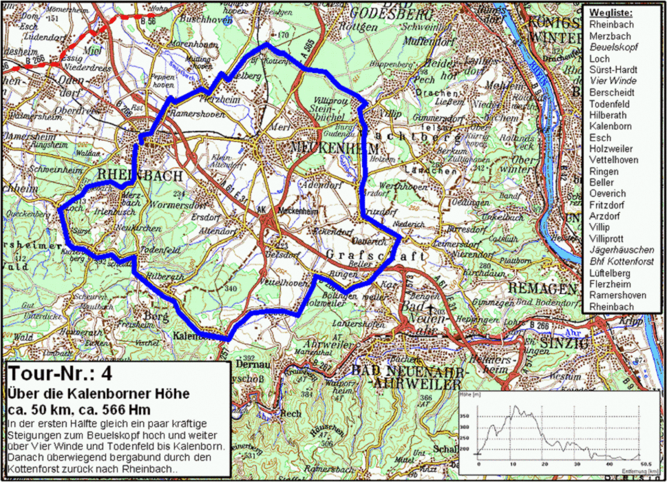 RSC Rheinbach Tour 004 - Über die Kalenborner Höhe