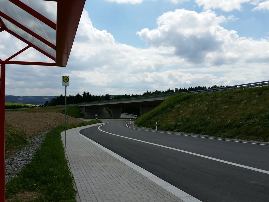 Neu B95 Brücke in Schönfeld