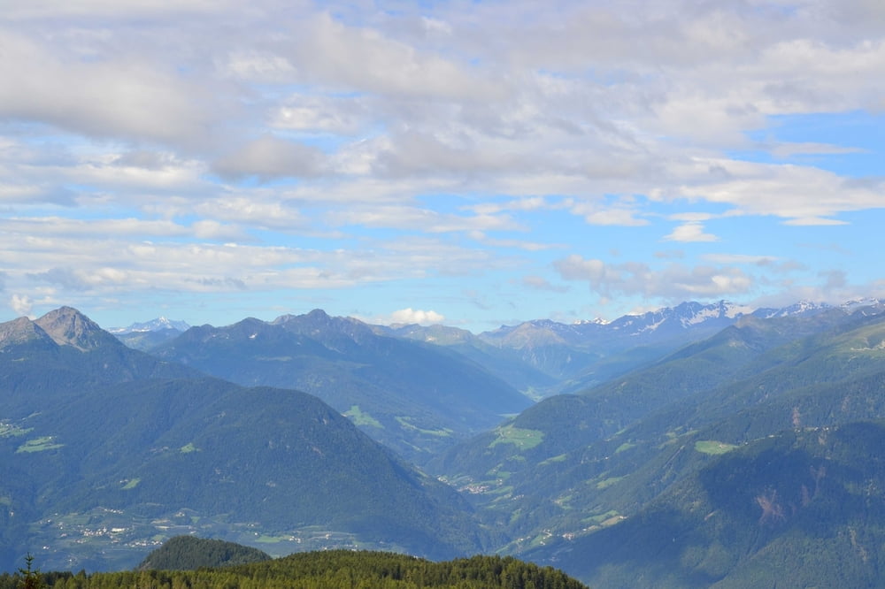 Im Skigebiet Meran 2000 auf die Windspitze
