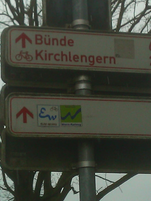 Else-Werre-Radweg Bad Oeynhausen-Bünde und zurück