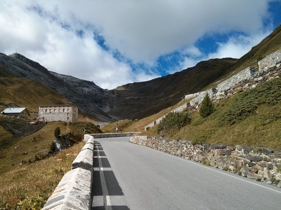 Stilfserjoch (Aufstieg) und Umbrailpass (Abstieg)