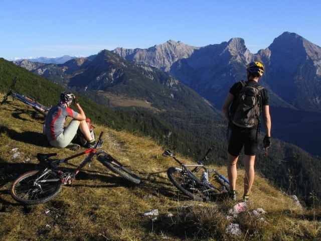 Von Fall um die Mondscheinspitze