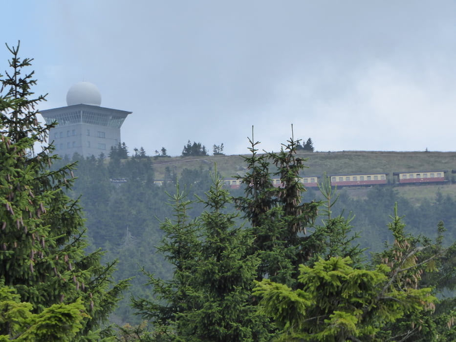 Von Braunlage zum Brocken um den Wurmberg herum