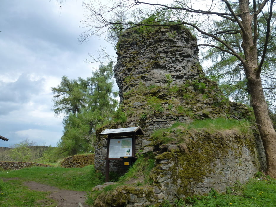Köngishütte - Ruine Königsburg - Trogfurther Brücke
