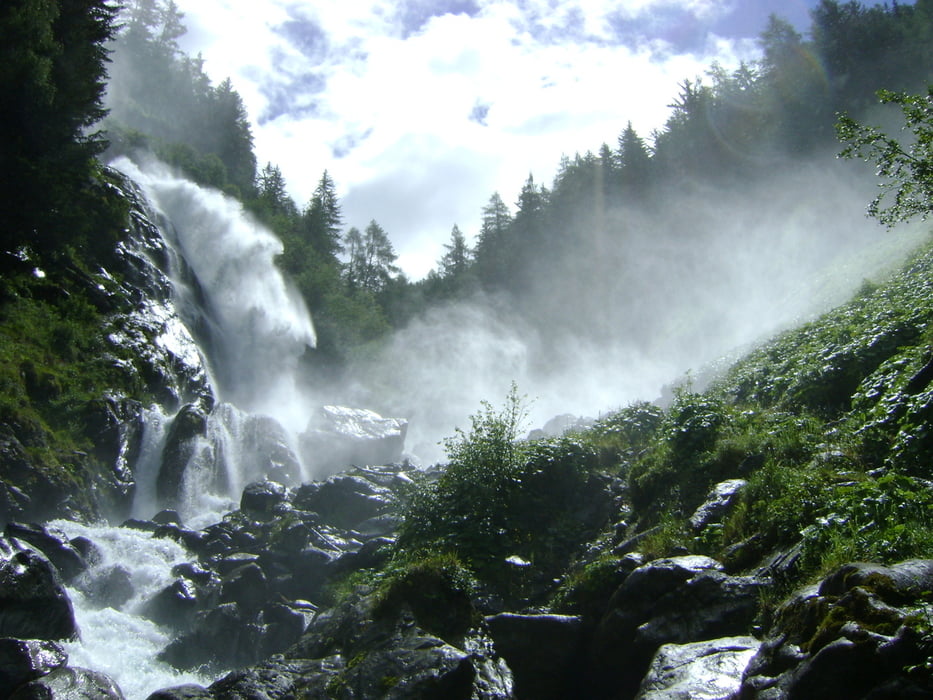 Ötztal --> Sölden- Fahrt zum Stuibenfall-Sölden