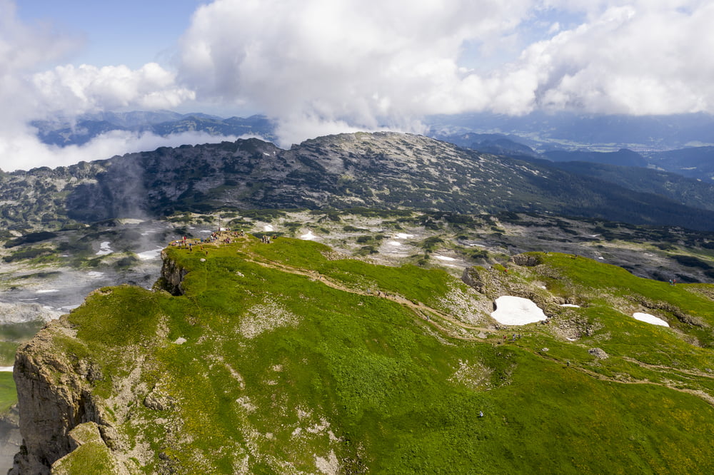 Bergwandeling naar de top van de "Hohe Ifen"