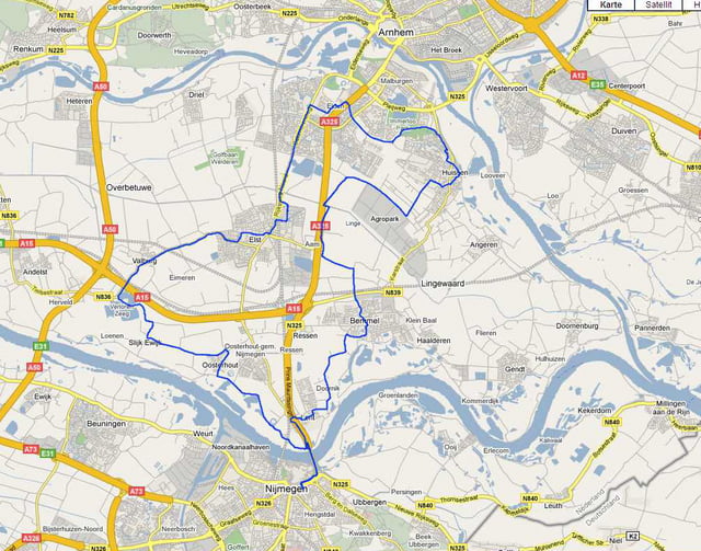 4-Tage-Marsch Nijmegen (4Daagse) Tour 1