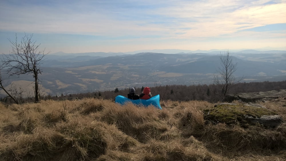 Zufallsfoto zwei Geniesser