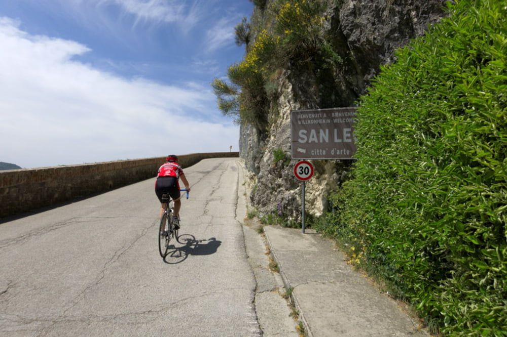Von Riccione nach San Leo
