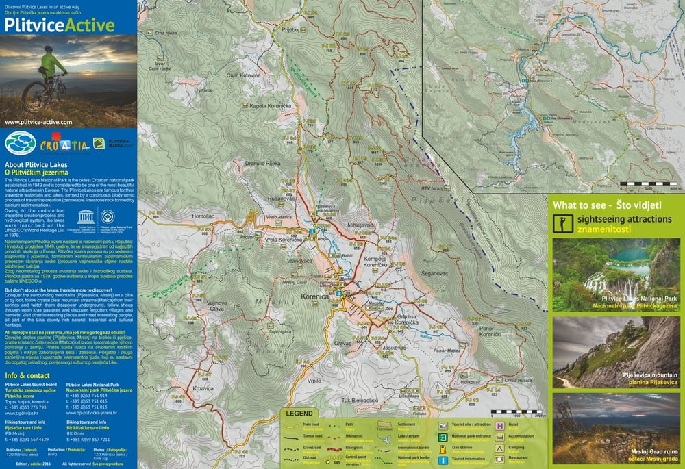 karta korenice Mountain bike: MTB 05   The Trail (Tour 147879) karta korenice